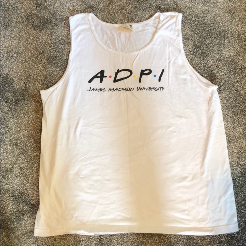 Alpha delta pi bid day shirt friends theme L